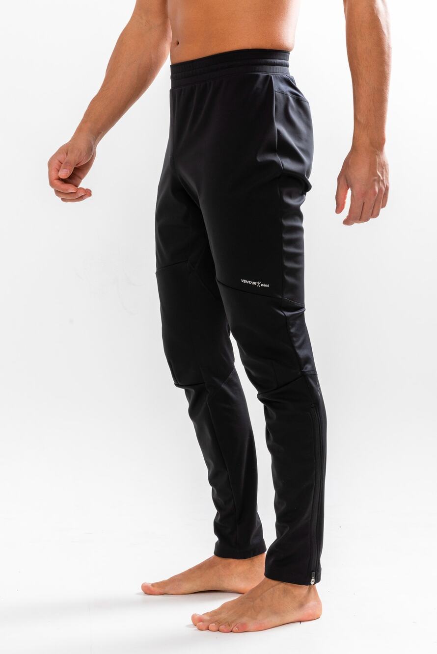 CRAFT Core Glide Pants NWT Black Softshell Elastic Waist Active Men's M